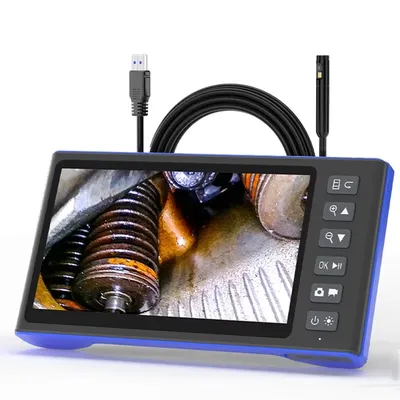 7'' IPS Screen Endoscope Video Camera HD1080P Single Dual Triple Lens HD1920 5.0MP Autofocus USB