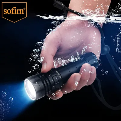 Sofirn SD05 Scuba Diving Light XHP50.2 Super Bright 3000lm 21700 Dive Flashlight with Magnetic