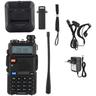 Talkie walkie Talkie-walkie portable double bande vhf uhf UV-5R 5 w Émetteur-récepteur radio