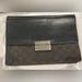 Gucci Bags | Gucci Gg Canvas & Leather Black Clutch Bag Gucci Black Bag For Ernie California | Color: Black | Size: W9.8 X H 6.3 X D 1.6 Inches Approximately