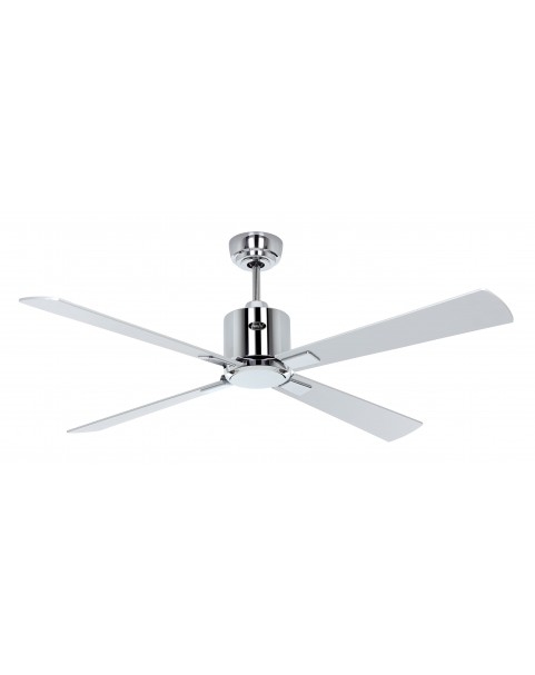 CasaFan ECO NEO III 132 cm Deckenventilator mit WLAN, 948242 W, Motor in hellem Chrom / Wendeflügel in Silber und Wenge Image