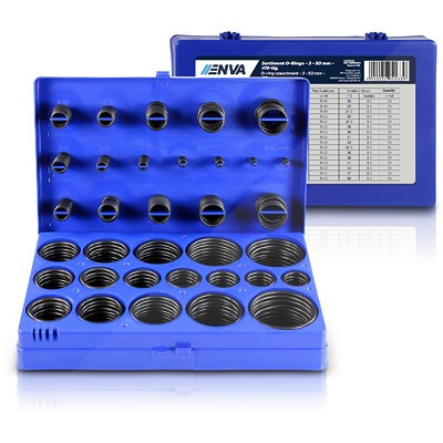 Enva Sortiment O-Ringe - 3 - 50 mm - 419-tlg. [Hersteller-Nr. 40825723] Image
