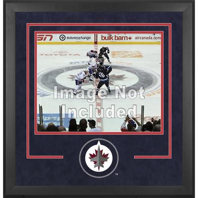 Winnipeg Jets 16" x 20" horizontaler Deluxe-Aufstellrahmen aus Wildleder mit Teamlogo Image