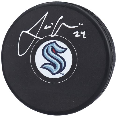 Jamie Oleksiak Seattle Kraken signierter Hockey-Puck