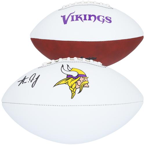 Aaron Jones Minnesota Vikings signierter Franklin White Panel Football