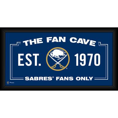 Buffalo Sabres – Gerahmte 10 x 20 Zoll große Fan-Cave-Collage Image