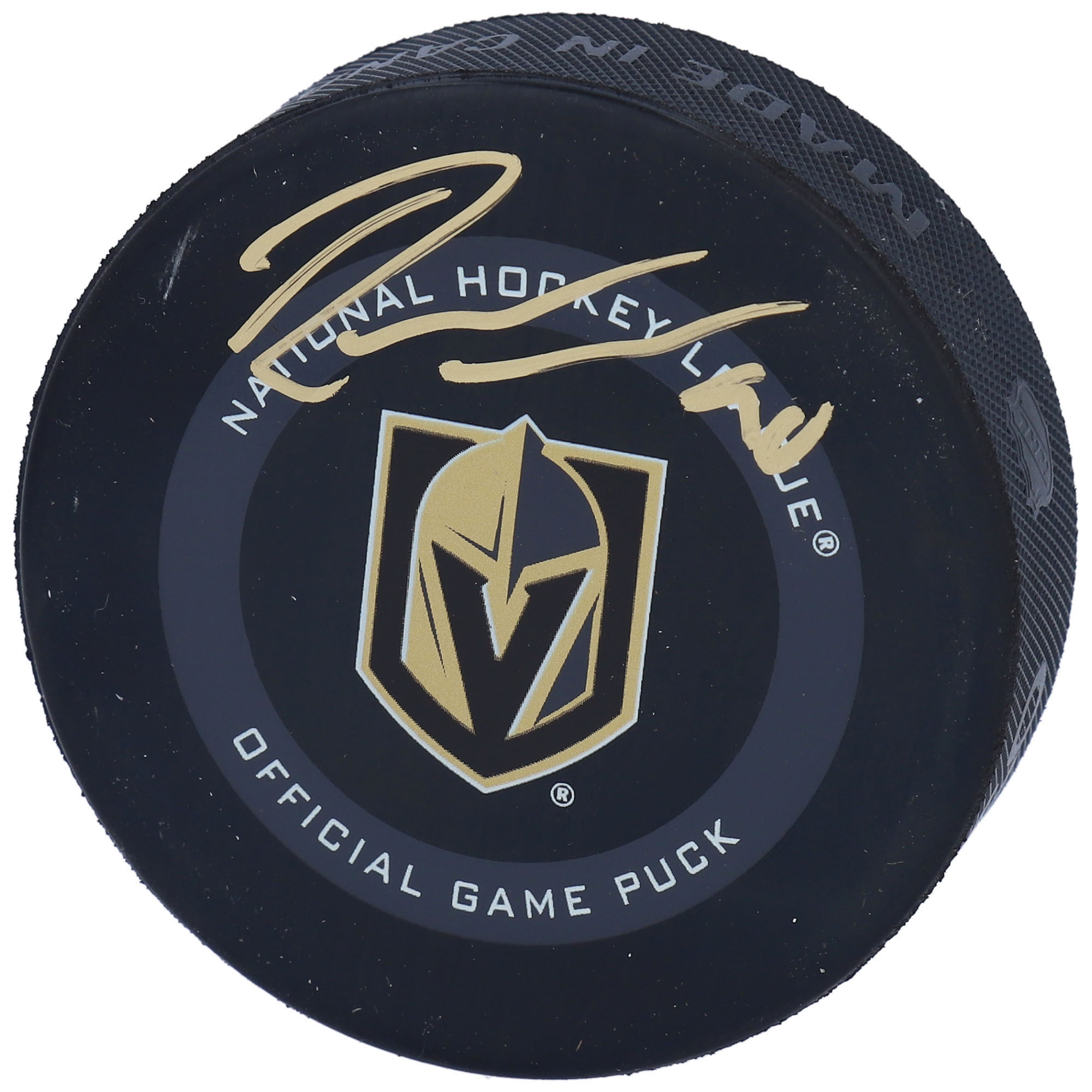 Offizieller Spielpuck von Robin Lehner, Vegas Golden Knights, signiert Image