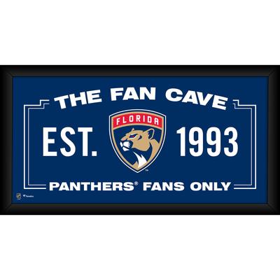 Florida Panthers – Gerahmte Fan-Cave-Collage, 25,4 x 50,8 cm Image