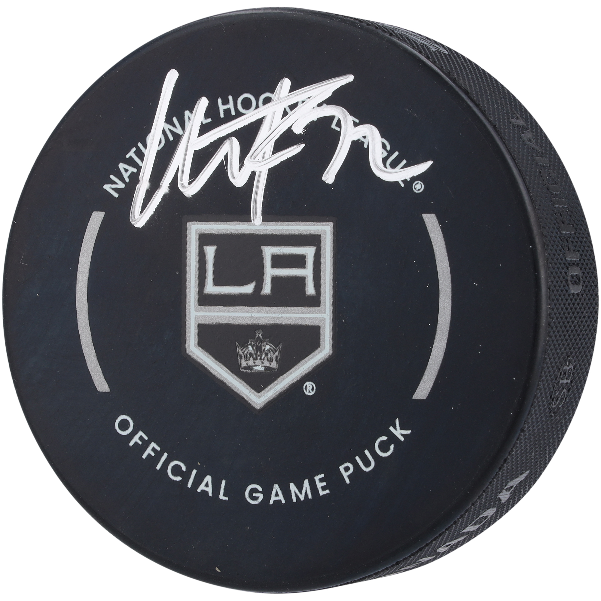 Offizieller Spielpuck von Kevin Fiala, Los Angeles Kings, signiert Image