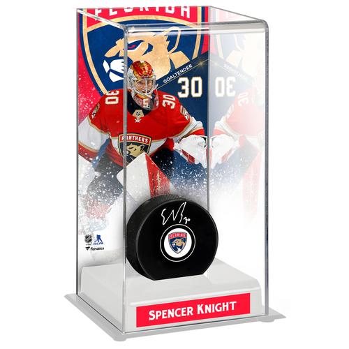 Spencer Knight Florida Panthers Deluxe großer Hockey-Puckkoffer