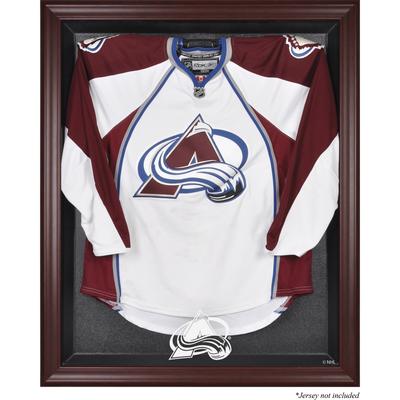 Vitrine mit Mahagoni-Rahmen für Colorado Avalanche-Trikots Image