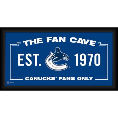 Vancouver Canucks – Gerahmte Fan-Cave-Collage, 25,4 x 50,8 cm Image