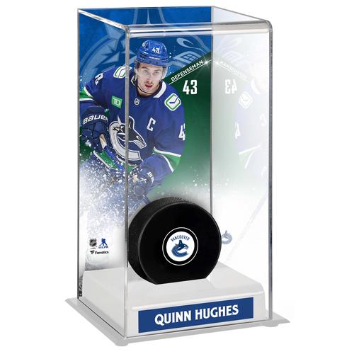 Quinn Hughes Vancouver Canucks Deluxe Großer Hockey-Puckkoffer