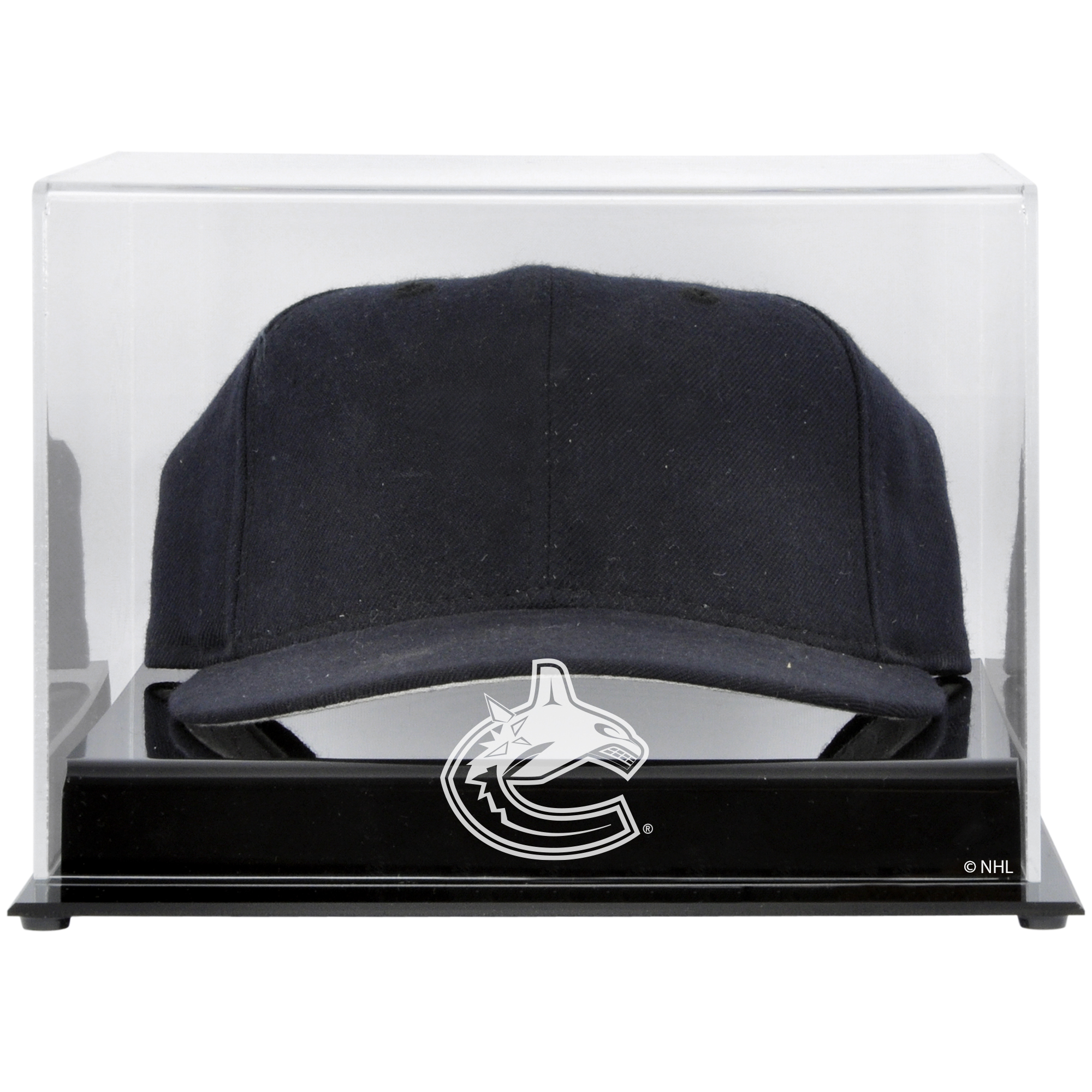 Vancouver Canucks Acryl-Vitrine mit Teamlogo für Kappen Image