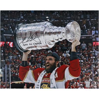 Aaron Ekblad, Florida Panthers, signiertes Foto des Stanley Cup-Siegers 2024, 16 x 20 Zoll, mit der Aufschrift „2024 SC Champs“ Image