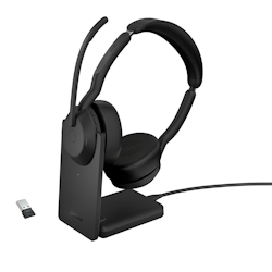 Jabra 25599-989-989, Verkabelt & Kabellos, Büro/Callcenter, 20 - 20000 Hz, 130 g, Kopfhörer, Schwarz Image