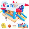 6 in 1 Inflatable Bounce Rocket House,187 * 122 * 81”-Inflatable Bouncer