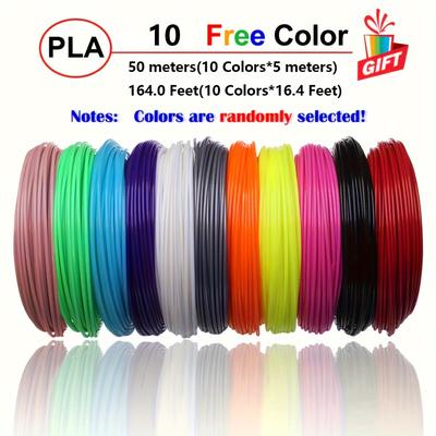 TEMU 5/16/20/24 Colors Per Pack Pla Filament For 3d Printer And 3d Pen, 5m/16.4ft For 3d Pen, 1.75mm Pla 3d Print Filament