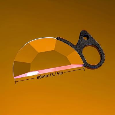 TEMU Optical Glass Handheld Sfx Prism - Waterproof, 80mm, Enhances Photography With , Ideal For Slr Cameras Image