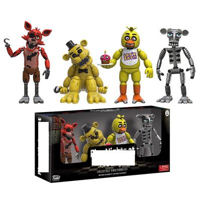 Five Nights at Freddy's Golden Bear Balloon Set Toy Bear Handmade Ornaments Freddie Hoschka Bonnie Joint Moveable