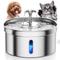 TEMU Cat Water Fountain Stainless Steel 3.8l/130oz,large Capacity Pet Water Fountain For Cats Inside, Automatic Dog Water Dispenser With Quiet Pump, Suitable For Multi-pet Households