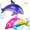 TEMU 2pcs/set Colorful & Purple Inflatable Dolphin Summer Inflatable Pool Toy Beach Birthday Party Decoration Pool Side Water Theme Decoration Water Sports Inflatable Beach Toys Christmas Gift