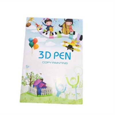 TEMU A Special Imitation Painting Album For 3d Printing Pen Graffiti And Painting Pen, A Low-temperature Pen For Creative Painting Auxiliary Tutorial Drawing Board.