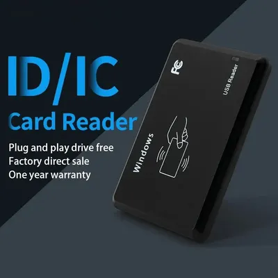 Smart RFID Card Reader 125KHz 13.56MHz ID IC Dual Frequency Access Control Encrypted Programmer