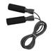 2024 Steel Wire Jumping Rope Ajustable Skipping Rope with Double Bearings for Men Women and Children Black