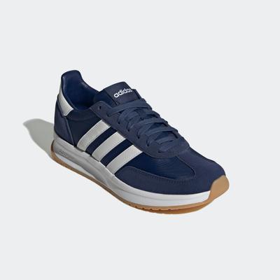 Sneaker ADIDAS SPORTSWEAR "RUN 72", Gr. 40, blau (dunkelblau, cloud weiß, cloud weiß), Textil, Leder, sportlich, Schuhe