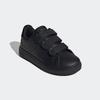 Klettschuh ADIDAS SPORTSWEAR "ADVANTAGE BASE 2.0 KIDS", Gr. 32, schwarz (core schwarz, core schwarz, grau six), Synthetik, sportlich, Schuhe, Design auf den Spuren des adidas Stan Smith