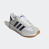 Sneaker ADIDAS SPORTSWEAR "RUN 70S 2.0", Gr. 38,5, schwarz-weiß (cloud weiß, core schwarz, grau one), Leder, Textil, sportlich, Schuhe, inspiriert vom Design des SL72