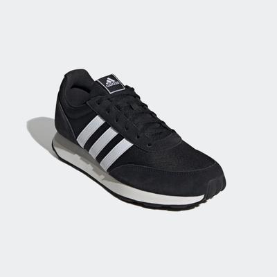 Sneaker ADIDAS SPORTSWEAR "RUN 60S 3.0", Gr. 46, schwarz-weiß (core schwarz, cloud weiß, core weiß), Textil, Leder, spor