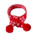 YHAIOGS Color for Dogs Cat Scarf Pet Christmas Scarf Festive Knitting Accessories Knitting Cat Scarf Collar Pet Cat Chai Dog Knitted Snowflake Plaid Rabbit Wool Scarf Keep Warm Christmas