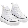 Sneaker CONVERSE "CHUCK TAYLOR ALL STAR LUGGED LIFT P", Gr. 31, weiß, Textil, sportlich, Schuhe