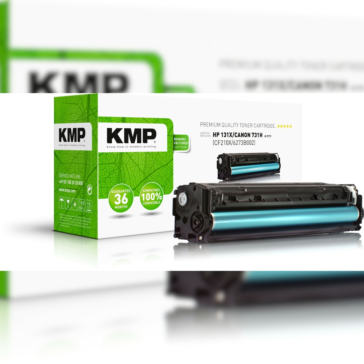KMP CF210X, 2400 Seiten, Schwarz, 1 Stück(e) Image
