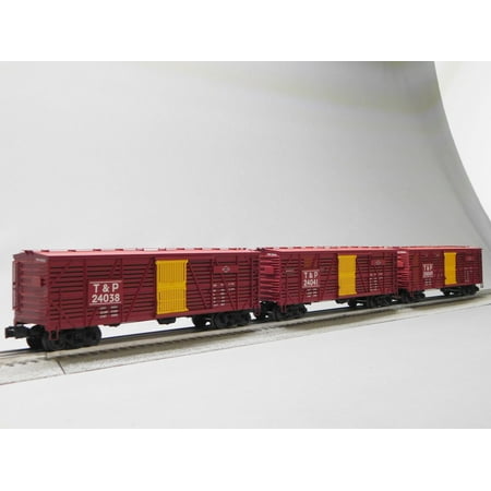 LIONEL Vision LINE Texas & Pacific Sheep Stock CAR 3 CAR Set 2326360