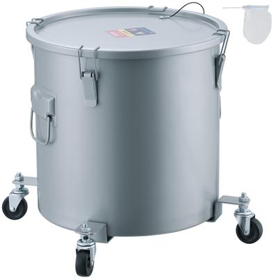 VEVOR Fryer Grease Bucket Rust-Proof Coating Oil Transport Container with Lid Lock Clips for Hot Cooking Oil Filtering