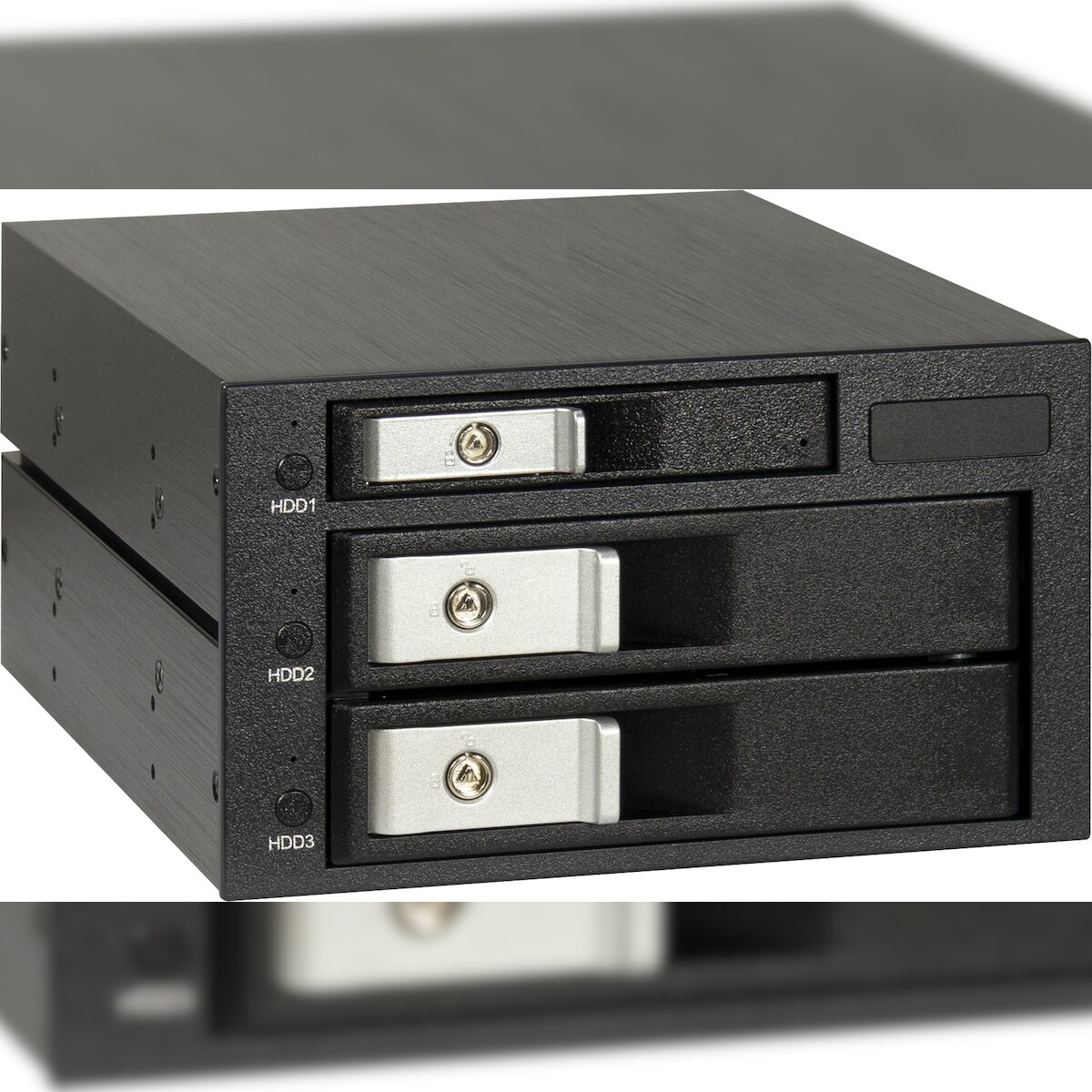 Inter-Tech ST-3525, HDD, Serial ATA III, 3.5,5.25`, Aluminium, Kunststoff, Stahl, 1,27 kg, 1,5 kg Image