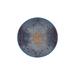 Blue 72 x 72 x 0.08 in Area Rug - East Urban Home Machine Washable Area Rug Polyester/Chenille | 72 H x 72 W x 0.08 D in | Wayfair