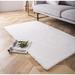 White 35.4331 x 13.95 x 1.9685 in Area Rug - Ebern Designs Guiseppe Area Rug w/ Non-Slip Backing | 35.4331 H x 13.95 W x 1.9685 D in | Wayfair