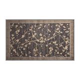 Gray Rectangle 4' x 6' Area Rug - East Urban Home Machine Washable Area Rug 72.0 x 48.0 x 0.08 in Polyester/Chenille | Wayfair