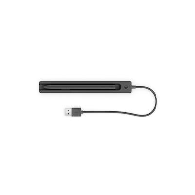 HP Wiederaufladbarer Slim Pen Ladegerät - Indoor - USB - 0,15 m - Schwarz