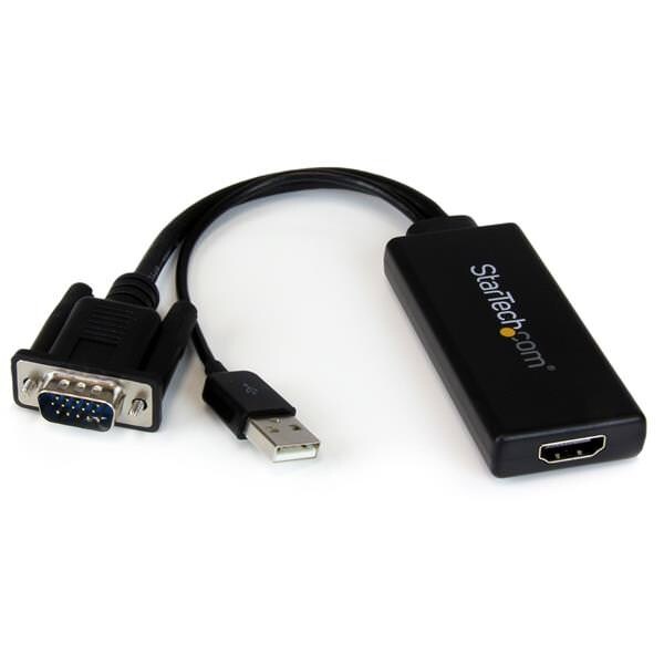 Startech Adapter Adapter Konverter Vga zu Hdmi mit Audio Image