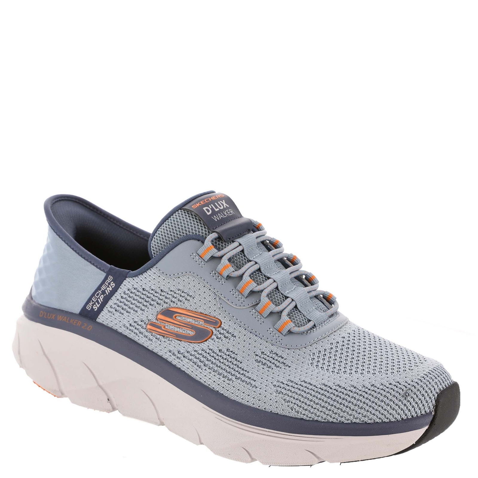 Skechers Sport Slip-Ins RF: D'Lux Walker 2.0 - Mens 9.5 Grey Sneaker W