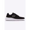 Sneaker LOTTO, Gr. 48, schwarz-weiß (schwarz, weiß), Textil, Synthetik, sportlich, Schuhe, - besonders leicht & bequem