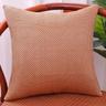 Solid Color Simple Ice Rattan Mat Pillowcase, Summer Cool Sofa, Waist Support Pillow, Ice Silk Rattan Mat, Large Cushion On The Bed