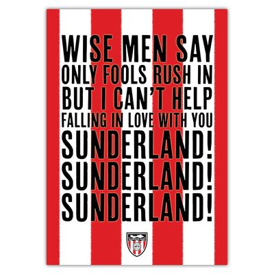 Sunderland Black Cat Spot Wandaufkleber – 60 cm Höhe x 40 cm Breite Image