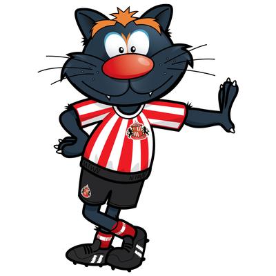 Sunderland SAFC Script-Wandaufkleber – 90 cm Höhe x 70 cm Breite Image