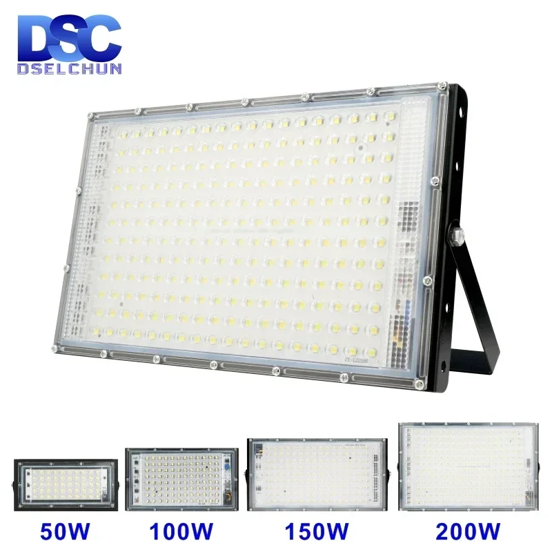 110V 220V Led Flutlicht 50W 100W 150W 200W Outdoor Flutlicht IP65 Wasserdichte Wand lampe Reflektor Led Straße Licht